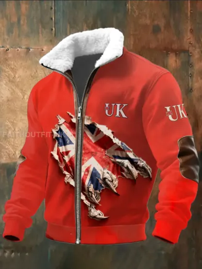 Men’s Union Jack Red Jacket