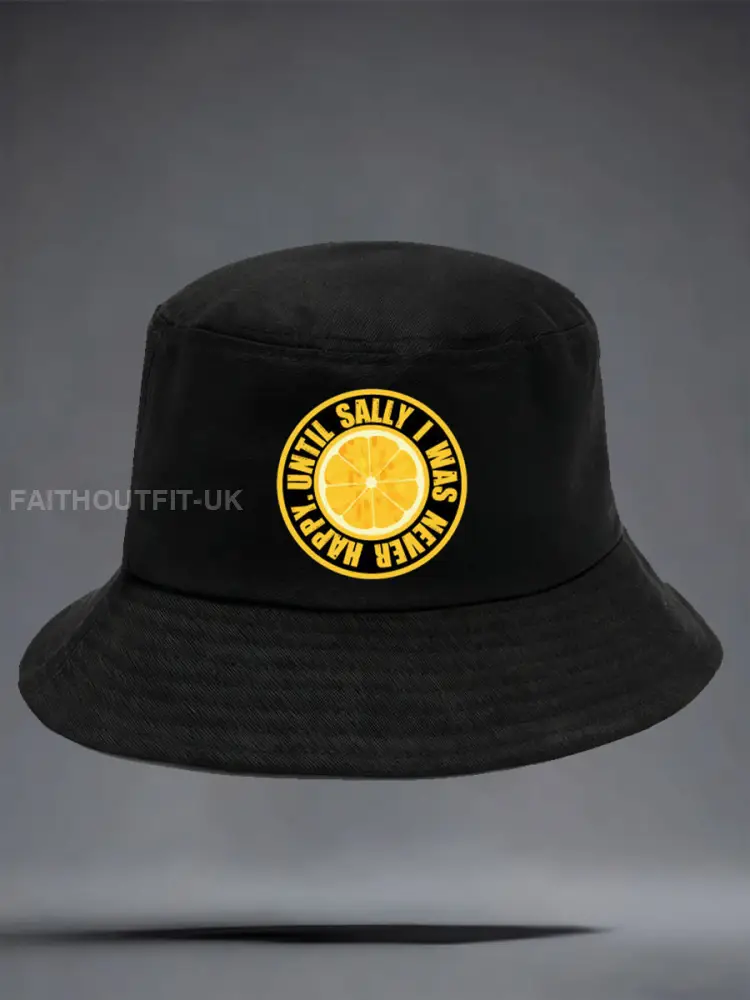 Unisex Roses Music Lover Lemon Printed Hat - Black · ONE