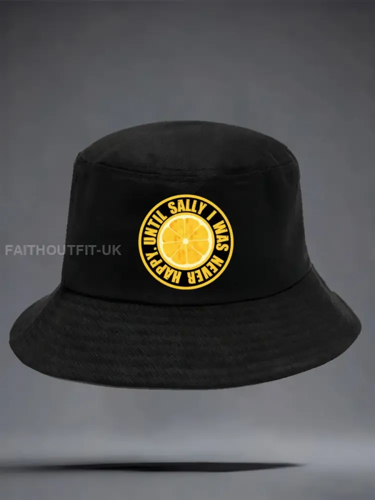 Unisex Roses Music Lover Lemon Printed Hat - Black · ONE