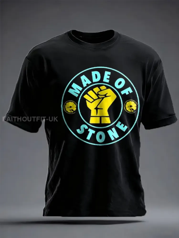 Unisex Lemon Roses Music Lover Printed T-shirt