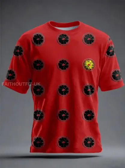 Unisex Lemon Roses Music Lover Printed T-shirt
