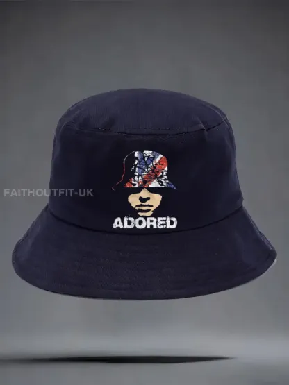 Unisex Adored Lemon Roses Music Lover Printed Hat