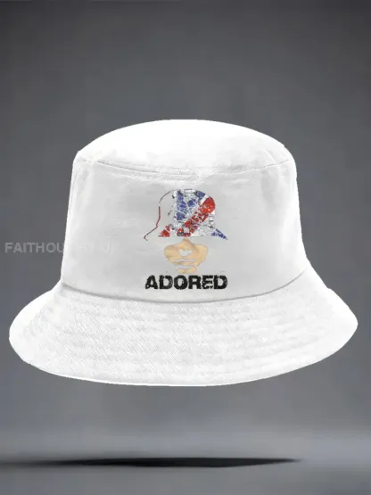 Unisex Adored Lemon Roses Music Lover Printed Hat