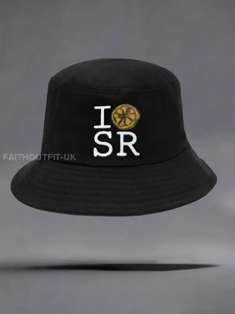 Unisex Lemon Roses Music Lover Print Hat
