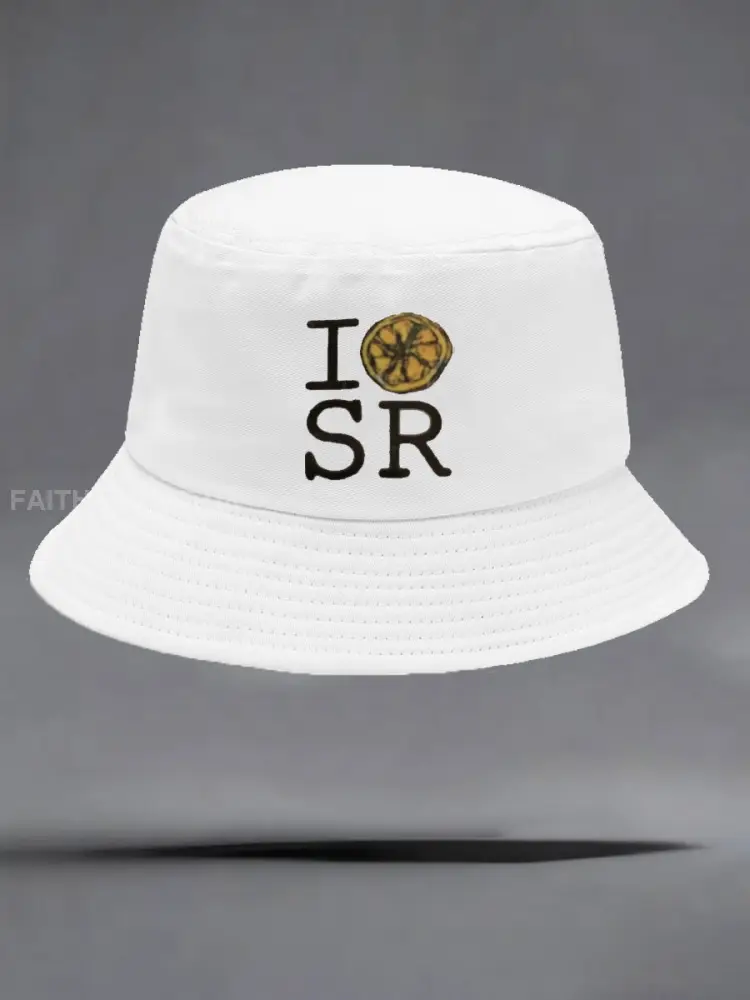 Unisex Lemon Roses Music Lover Print Hat