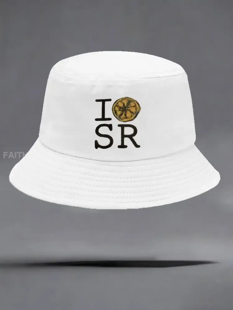 Unisex Lemon Roses Music Lover Print Hat