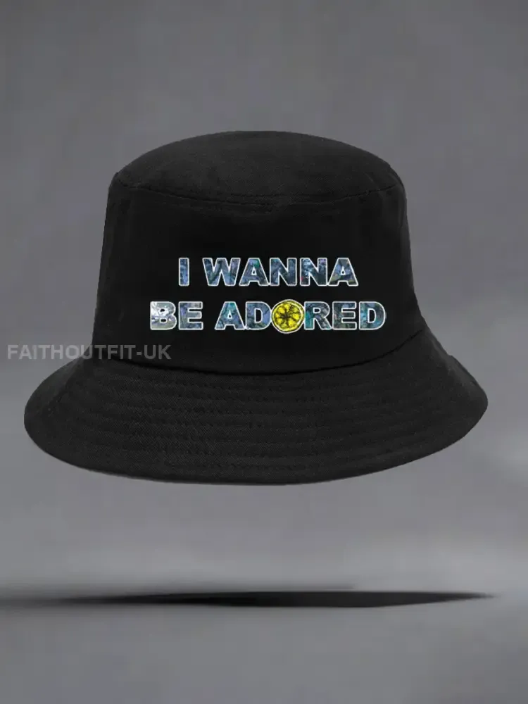 Unisex Lemon Roses Music Lover Print Hat