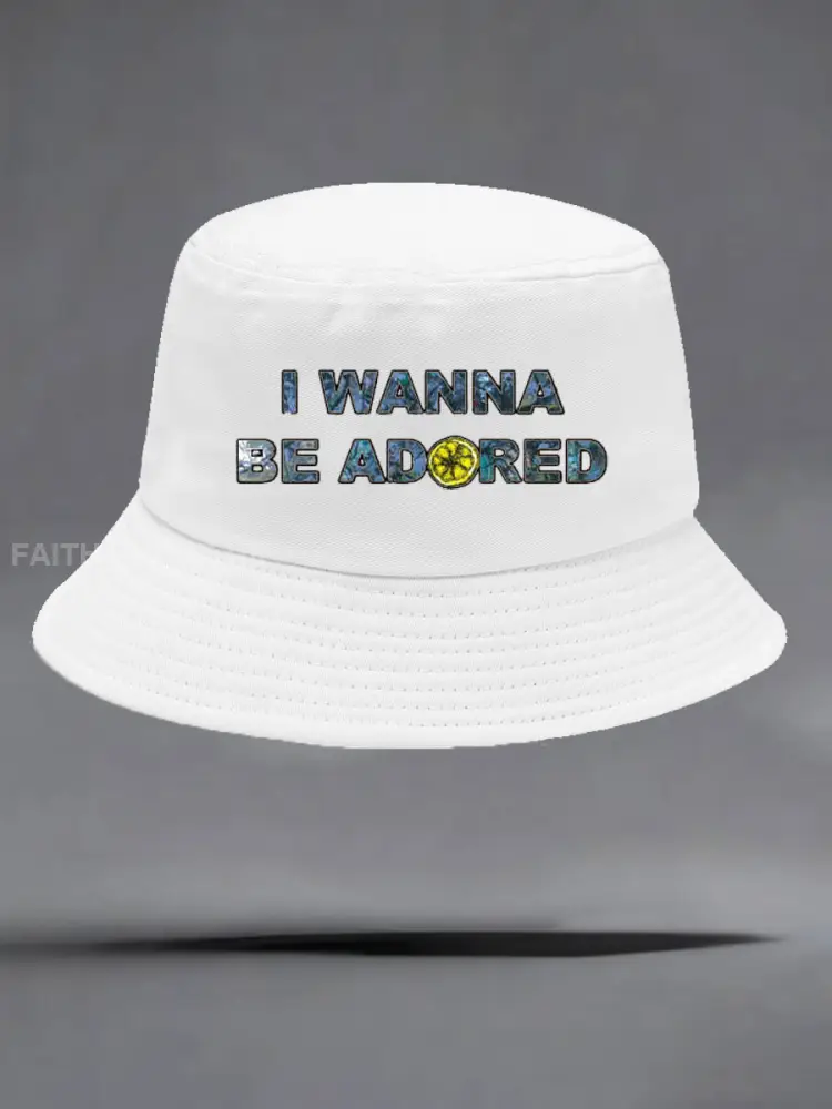 Unisex Lemon Roses Music Lover Print Hat