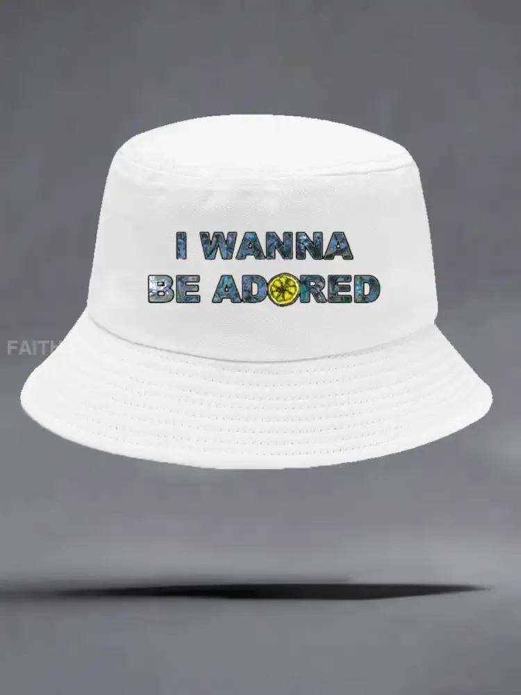 Unisex Lemon Roses Music Lover Print Hat