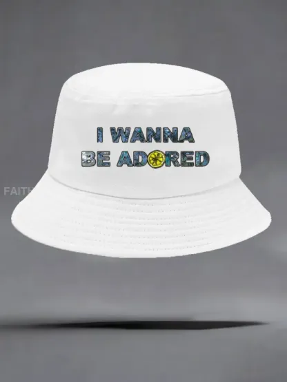 Unisex Lemon Roses Music Lover Print Hat