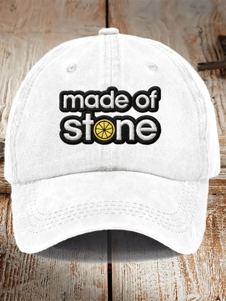 Unisex Lemon Roses Music Lover Print Hat
