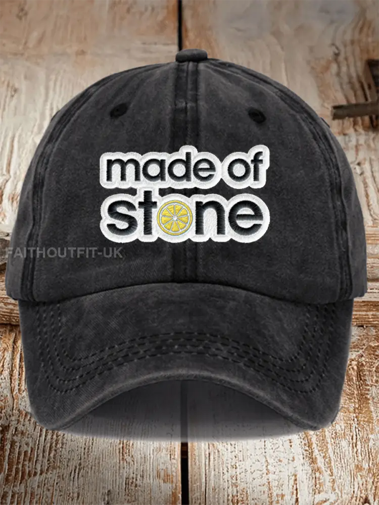 Unisex Lemon Roses Music Lover Print Hat