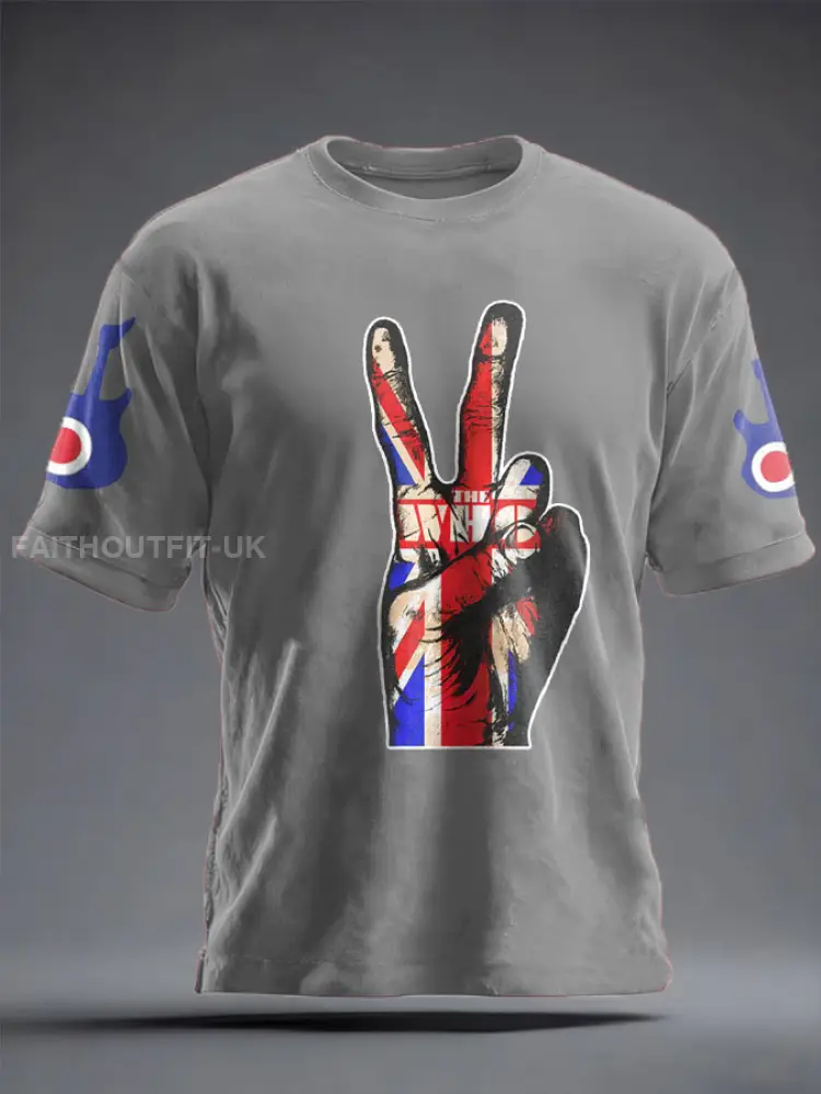 Unisex UK Band Music Lover Printed T-shirt
