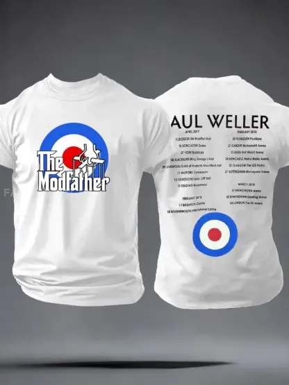 Men's The Modfather imitation cotton short-sleeved T-shirt