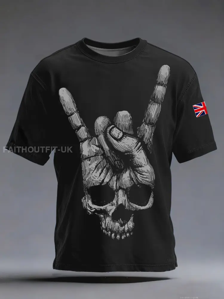 Men’s Skull Short Sleeves T-shirt