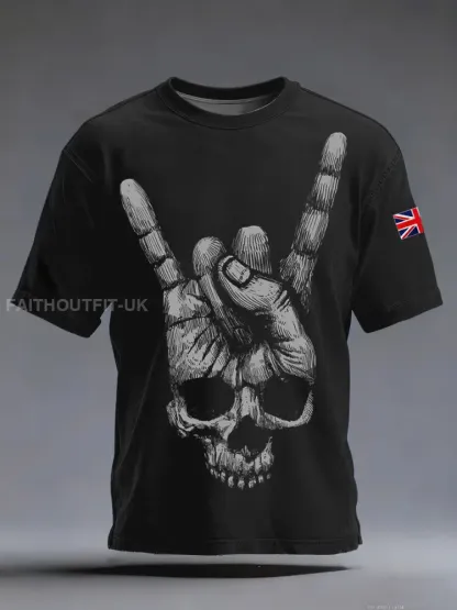 Men’s Skull Short Sleeves T-shirt