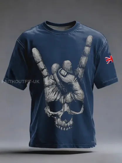 Men’s Skull Short Sleeves T-shirt