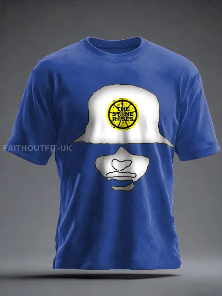 Unisex Lemon Roses Music Lover Printed T-shirt