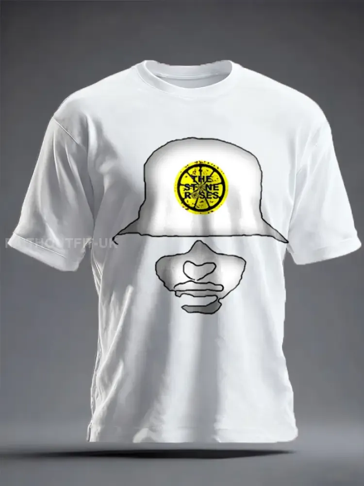 Unisex Lemon Roses Music Lover Printed T-shirt