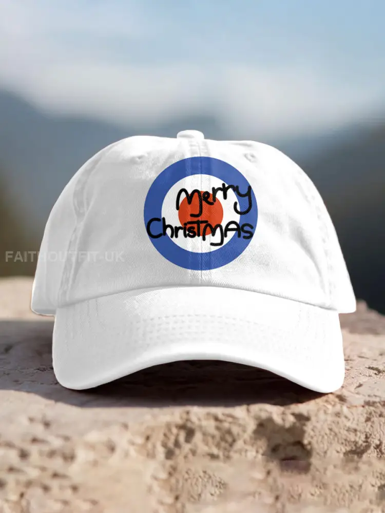 Unisex UK Mod Music Lover Christmas Printed Hat