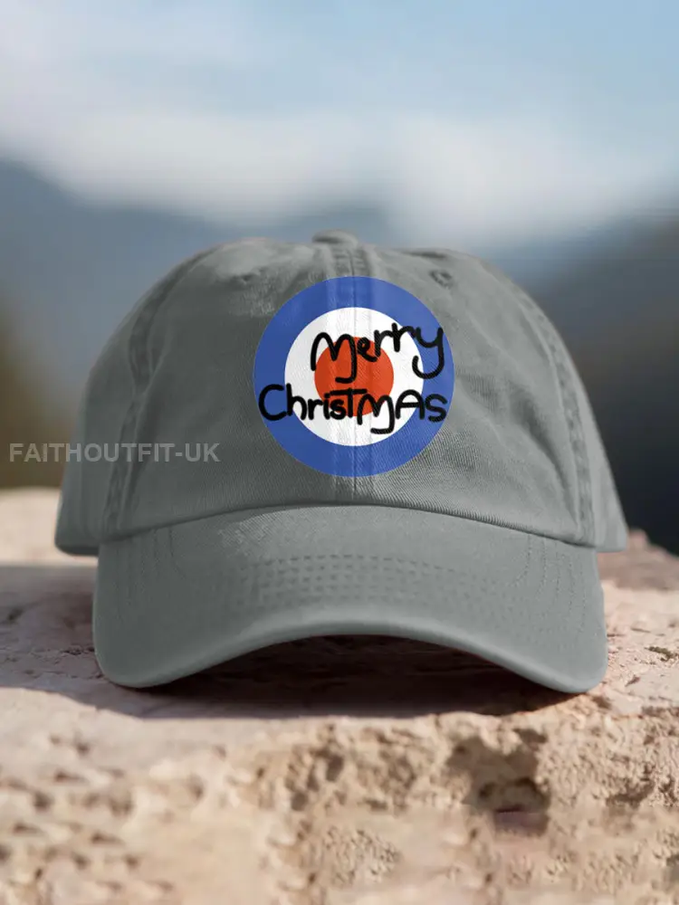 Unisex UK Mod Music Lover Christmas Printed Hat