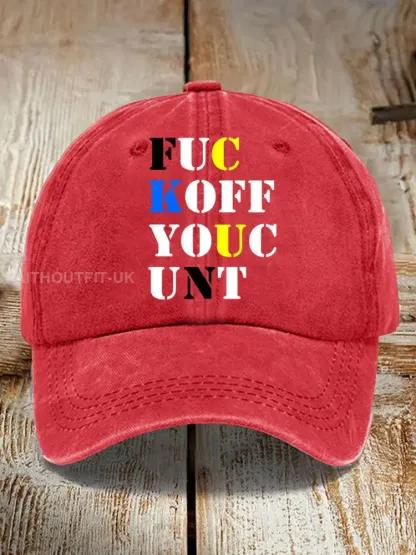 Unisex UK Music Lover Print Hat