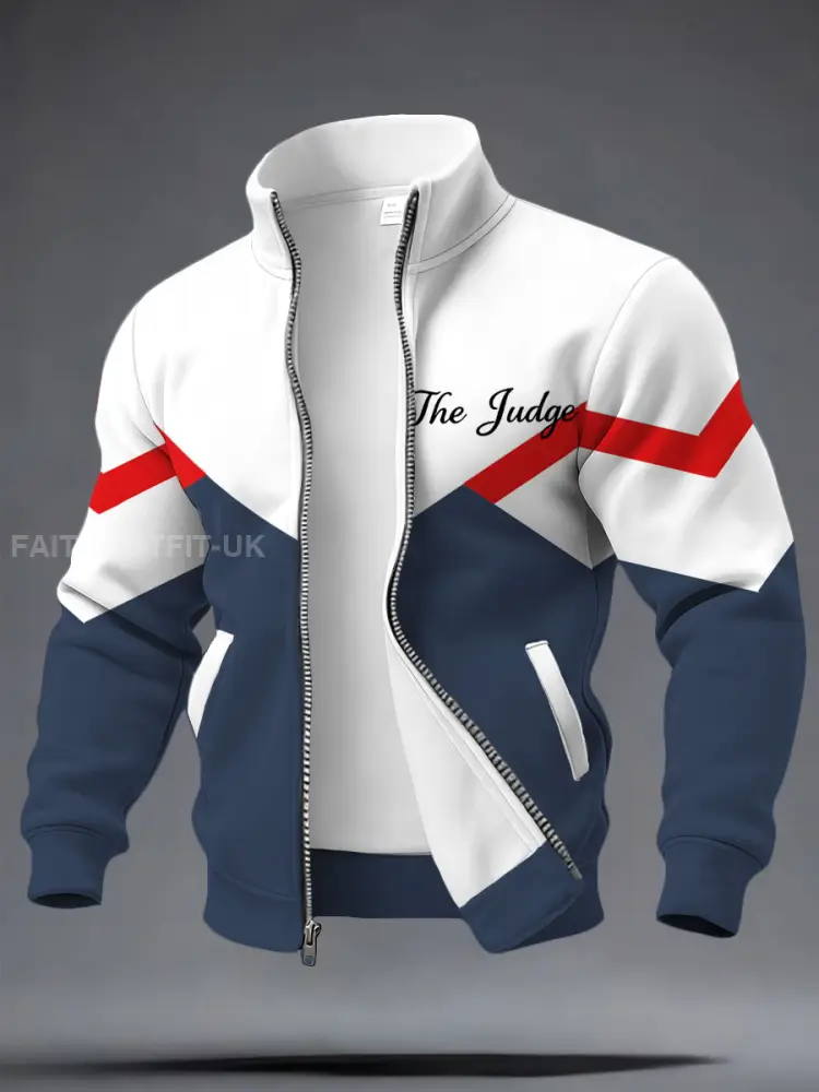 Men’s UK Cricket The Judge Legend Printed Coat