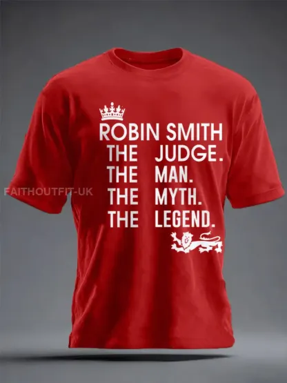 Unisex UK Cricket The Judge Legend Printed T-shirt
