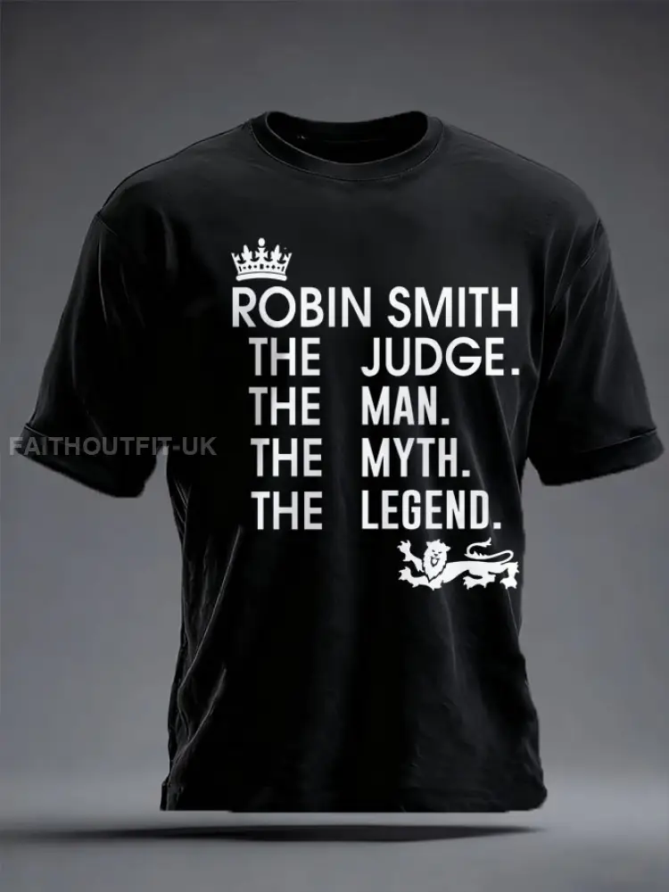 Unisex UK Cricket The Judge Legend Printed T-shirt