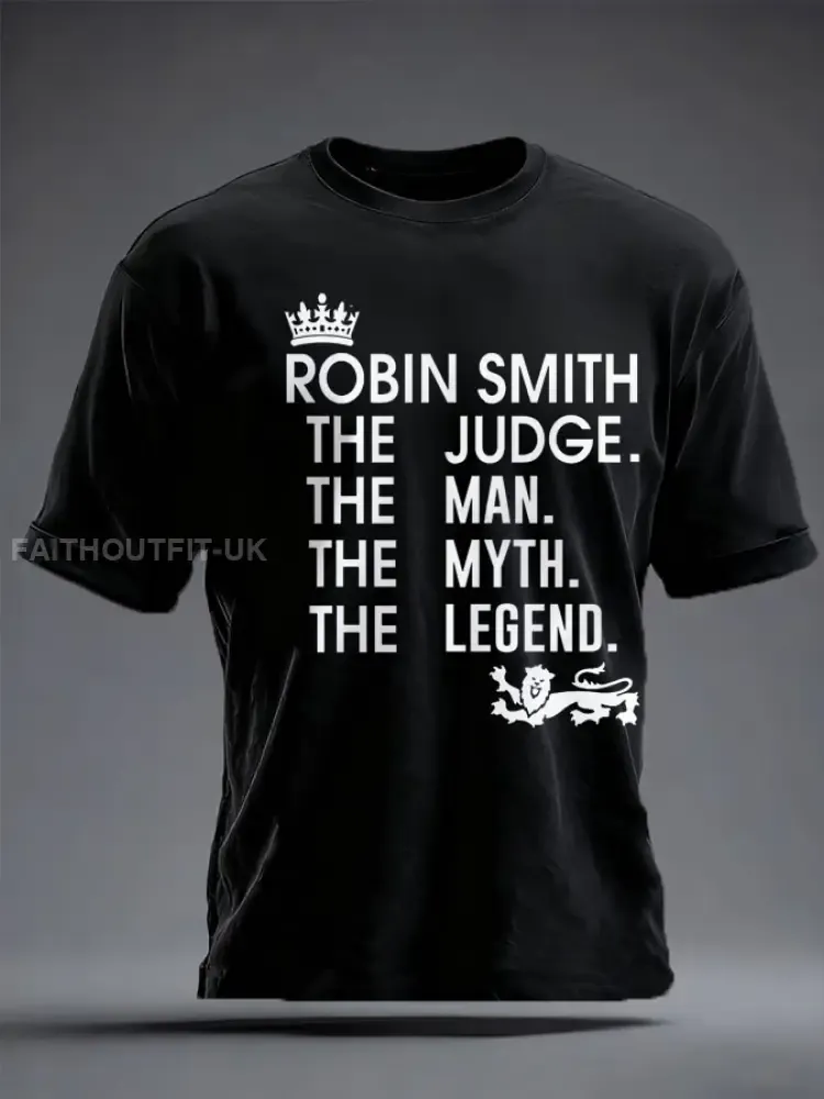 Unisex UK Cricket The Judge Legend Printed T-shirt