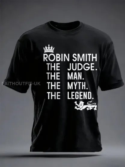 Unisex UK Cricket The Judge Legend Printed T-shirt
