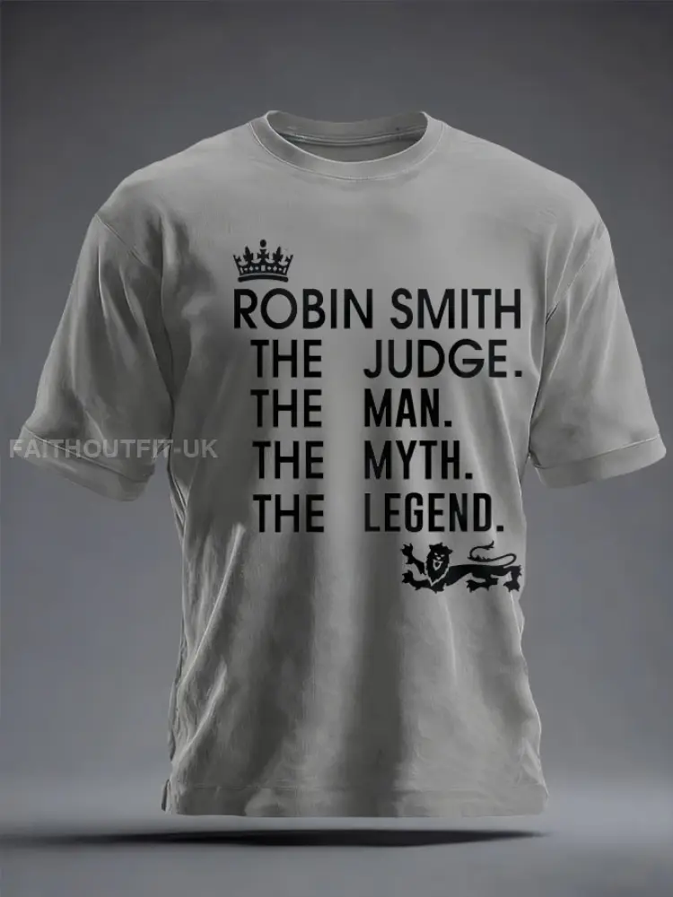 Unisex UK Cricket The Judge Legend Printed T-shirt