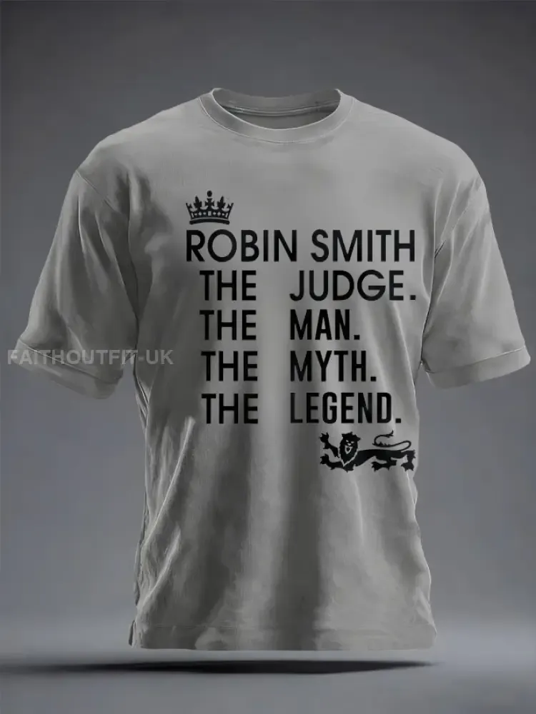 Unisex UK Cricket The Judge Legend Printed T-shirt