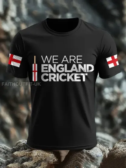 Men’s UK Cricket Printed T-shirt