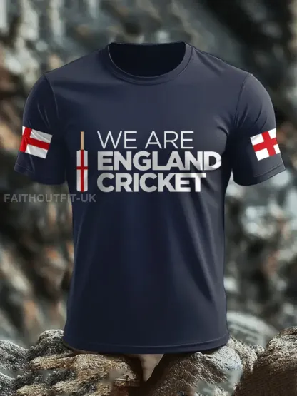 Men’s UK Cricket Printed T-shirt