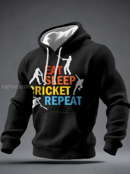 Men’s UK Cricket Printed Hoodie