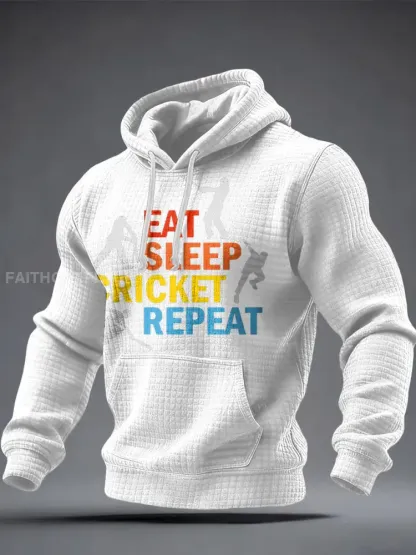 Men’s UK Cricket Printed Hoodie