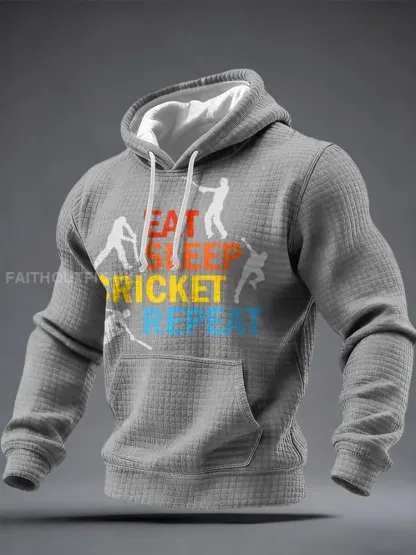 Men’s UK Cricket Printed Hoodie