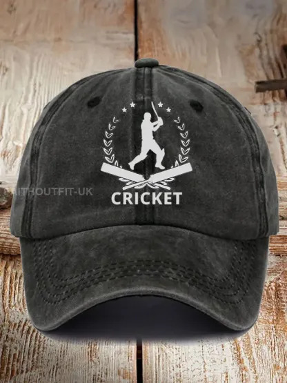 Unisex UK Cricket Printed Hat