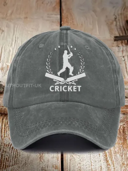 Unisex UK Cricket Printed Hat