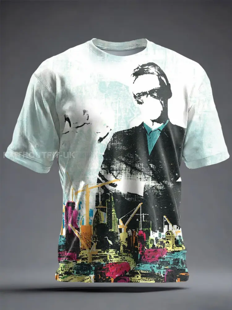 Unisex UK Mods Music Lover Printed T-shirt