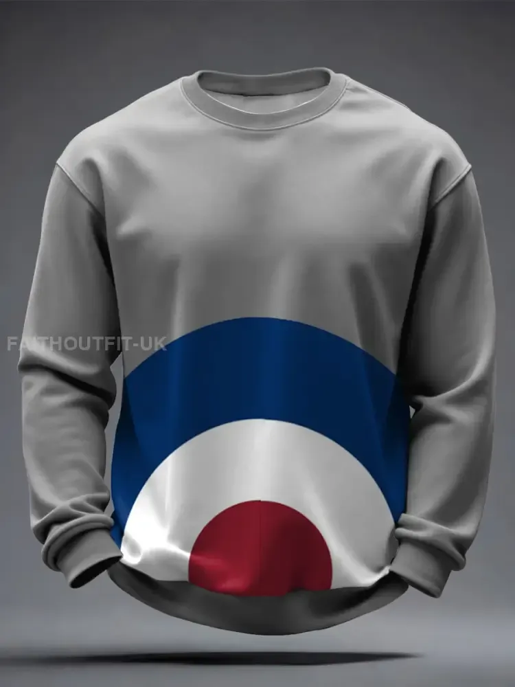 Men’s UK Mods Music Lover Printed Sweatshirt