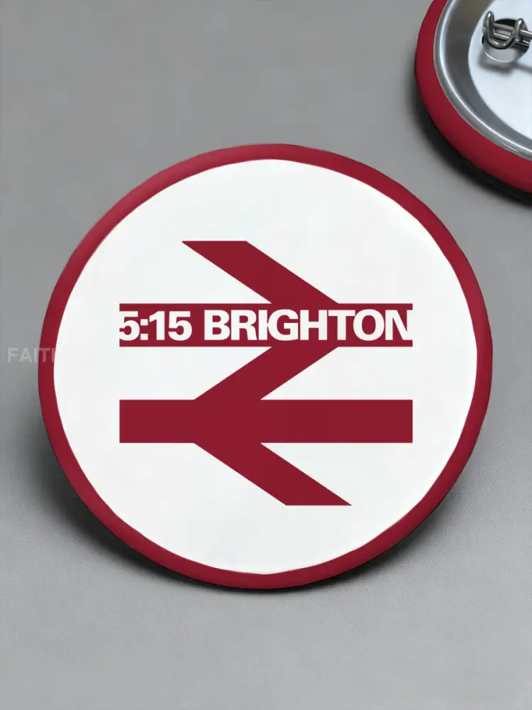 UK Mods Music Lover Printed Pins - White · ONE