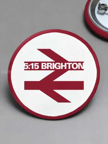 UK Mods Music Lover Printed Pins - White · ONE
