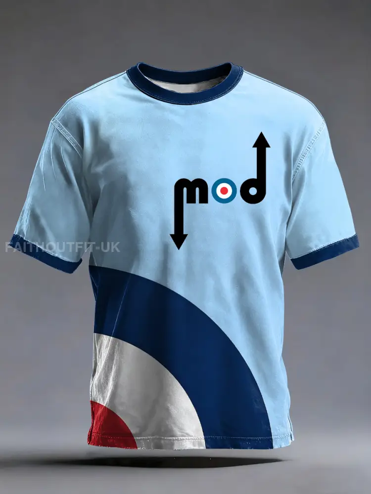 Men’s Modfather UK Music Mods Lover short sleeves t-shirt