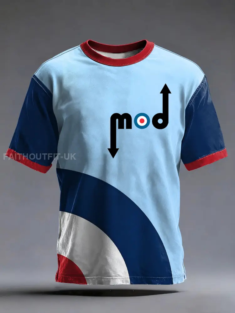 Men’s Modfather UK Music Mods Lover short sleeves t-shirt