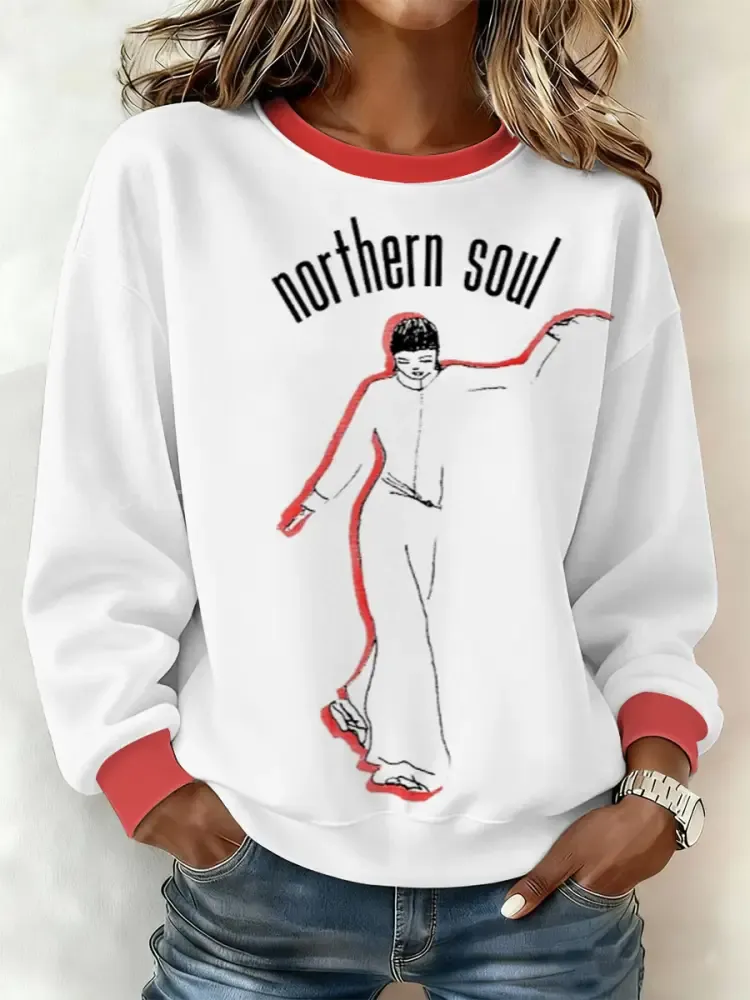 Women’s UK Music Northern Soul Lover Regular Sweatshirt