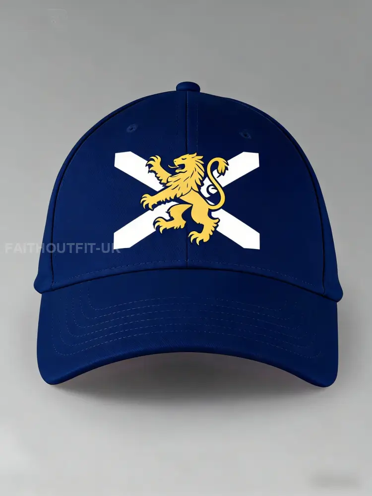 Men’s UK Football Lover Scotland Printed Casual Hat - Blue · ONE