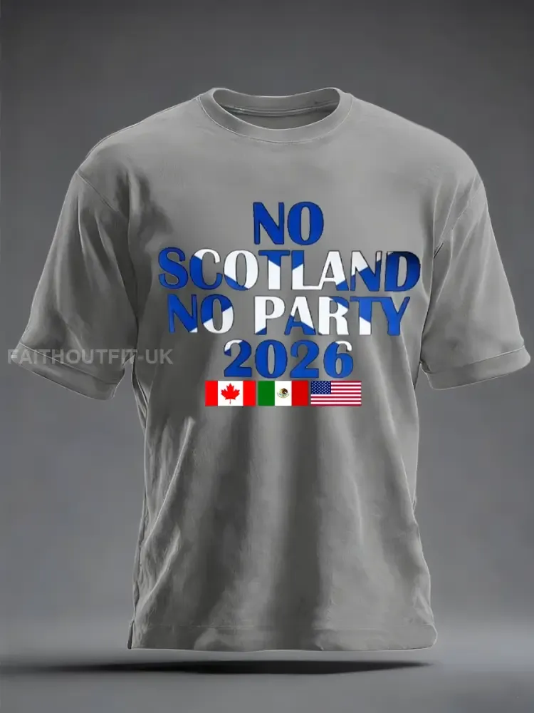Men’s UK Football Lover 2026 Printed imitation cotton short-sleeved T-shirt