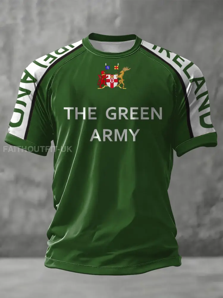 Unisex Ireland Football Lover 2026 Printed T-shirt